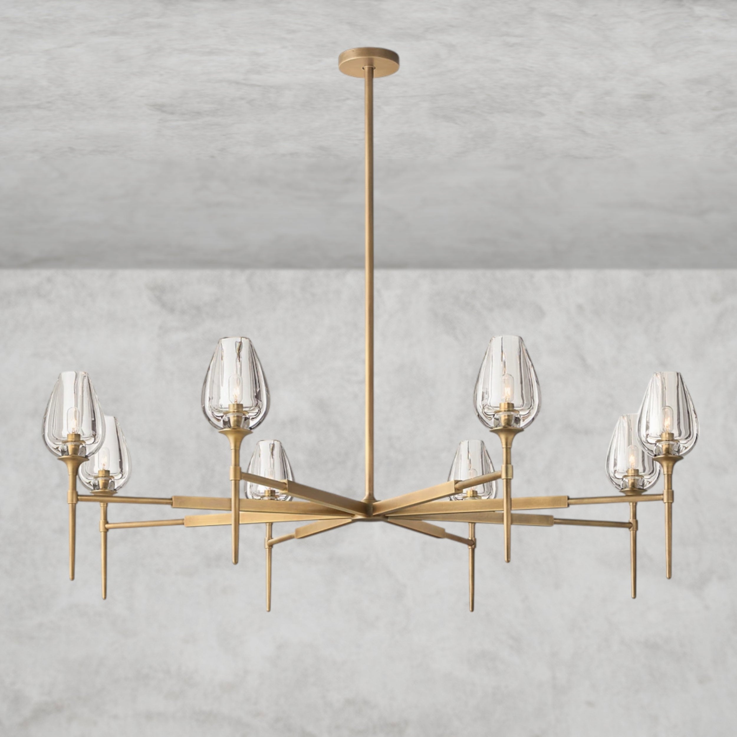 TULIP ROUND CHANDELIER 27", 42", 54"